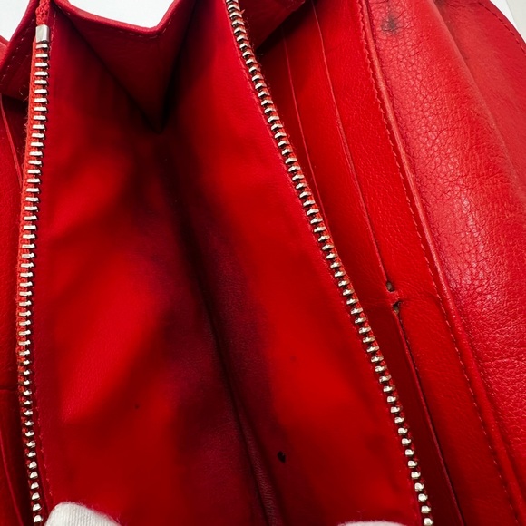 GUC Louis Vuitton Red Iris Mahina Wallet - Picture 9 of 9